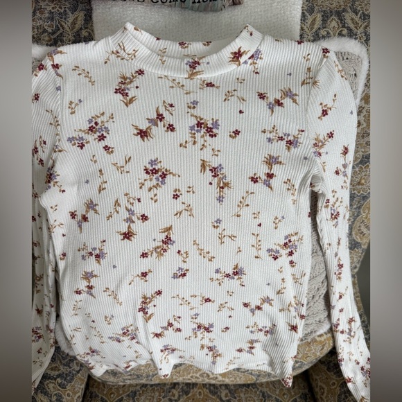 Abercrombie Kids Red Ribbed Blouse - Picture 1 of 6